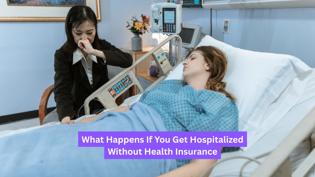 uninsured patient in hospital USA 2025